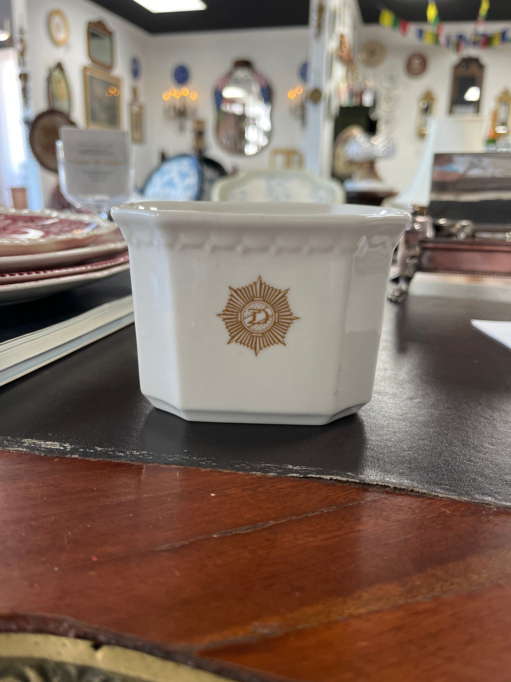 Vintage Porcelain Vessel for The Diplomat Hotel
