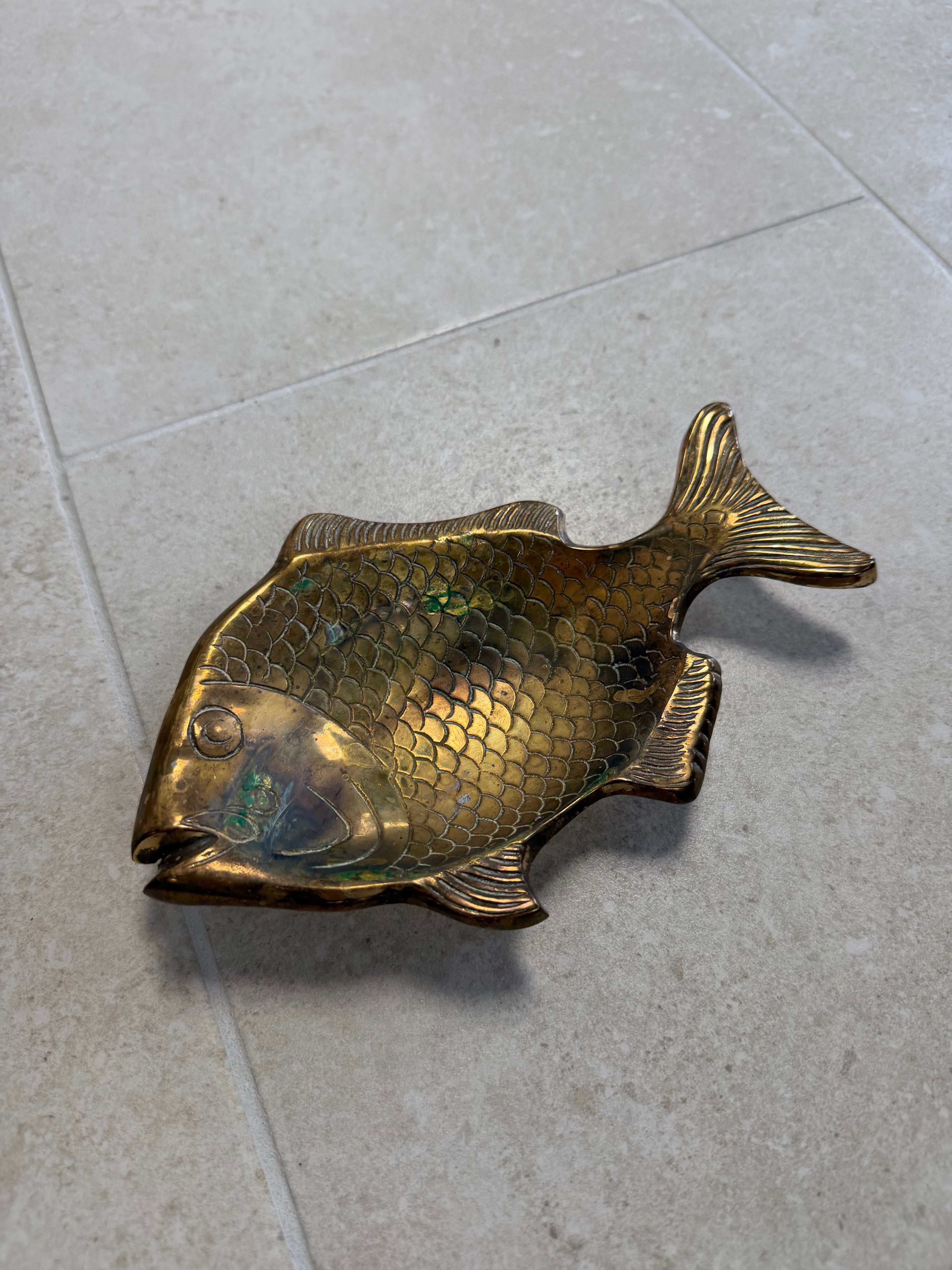 Brass Fish Trinket Dish