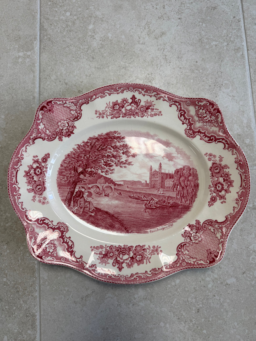 Johnson Brothers Old Britain Castles Oval Serving Platter