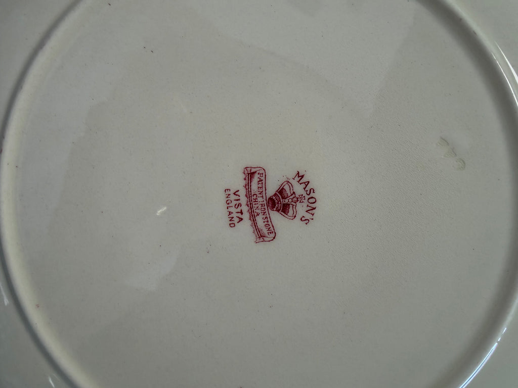 Mason's Vista Transferware Ironstone Plate