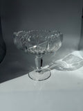 Vintage American Brilliant Period Cut Crystal Compote Dish